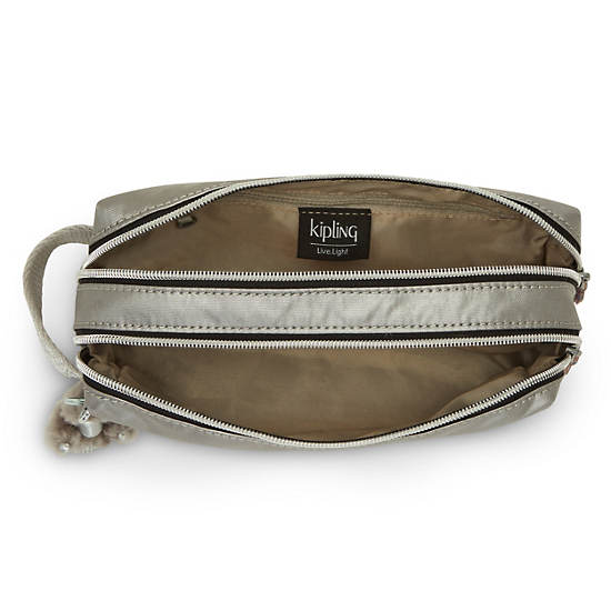 Kipling Garri Pouch Tassen Zilver | België 1319TC